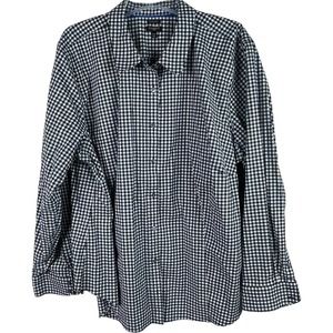 Talbots Gingham Buttondown shirt size 24W